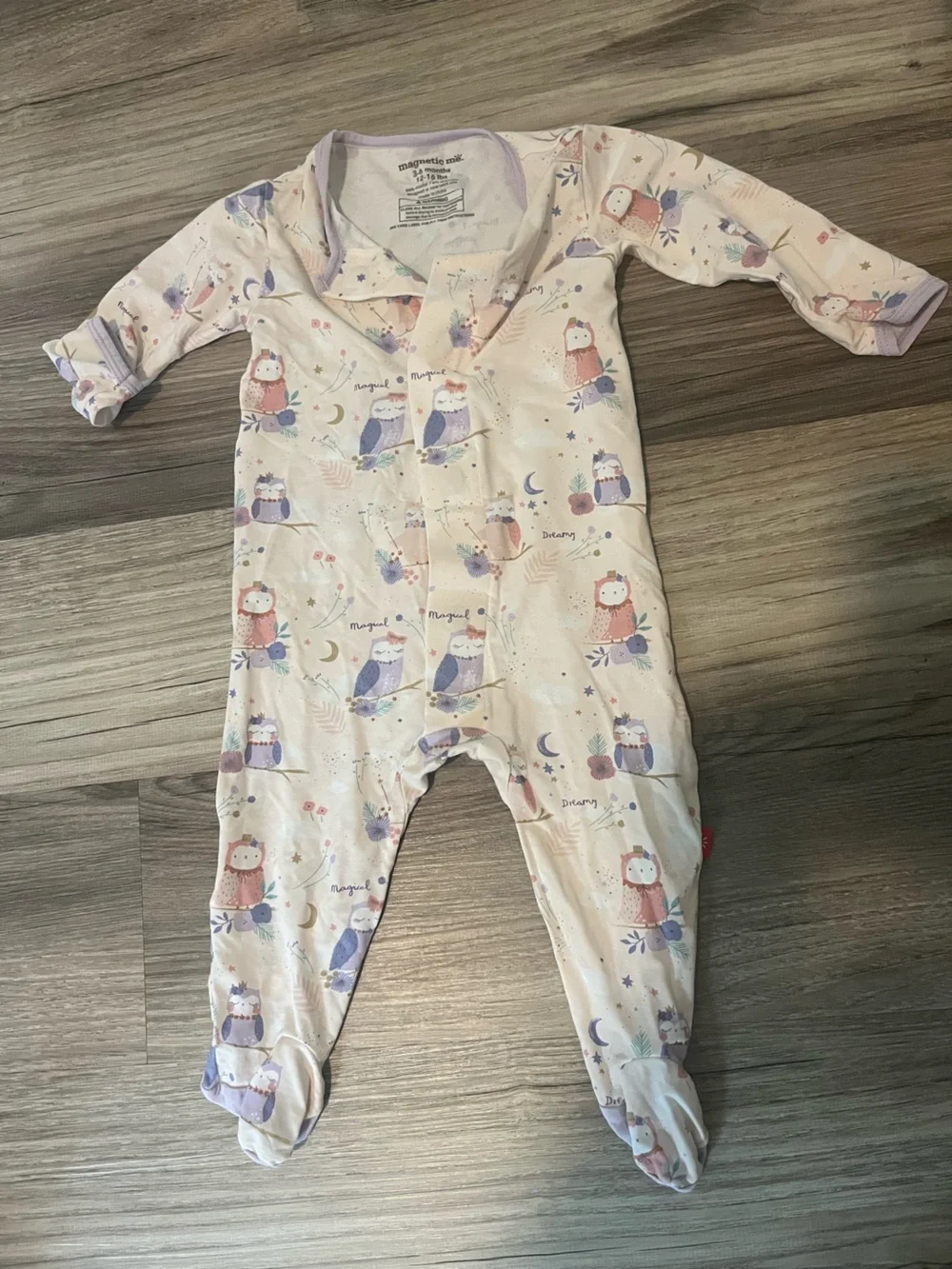 Magnetic Me Owl Love You Model Onsie size 3-6 months